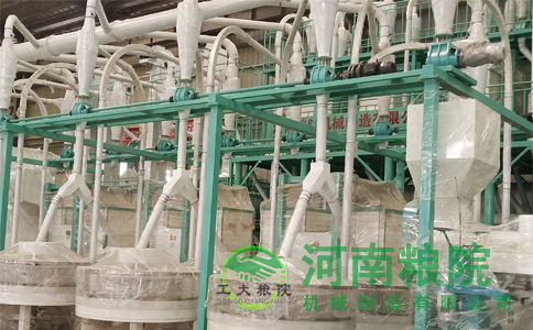 8臺(tái)鋼磨面粉加工設(shè)備樣機(jī)